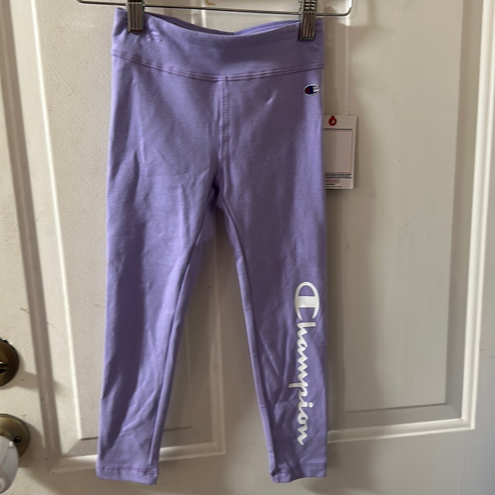CHAMPION LIGHT PURPLE LEGGING: NEW WITH TAGS: SIZE 5